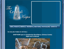 Tablet Screenshot of crystalkeeper.net